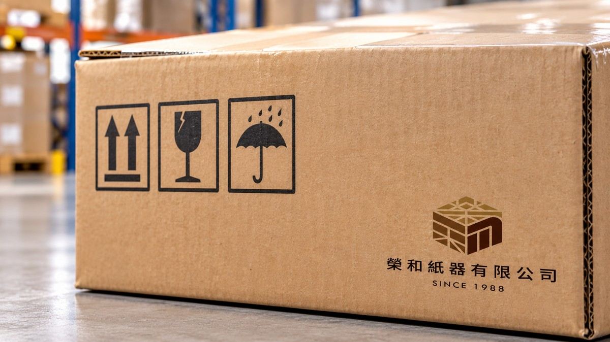 箱面印刷要兼顧品牌與物流包裝應用示意