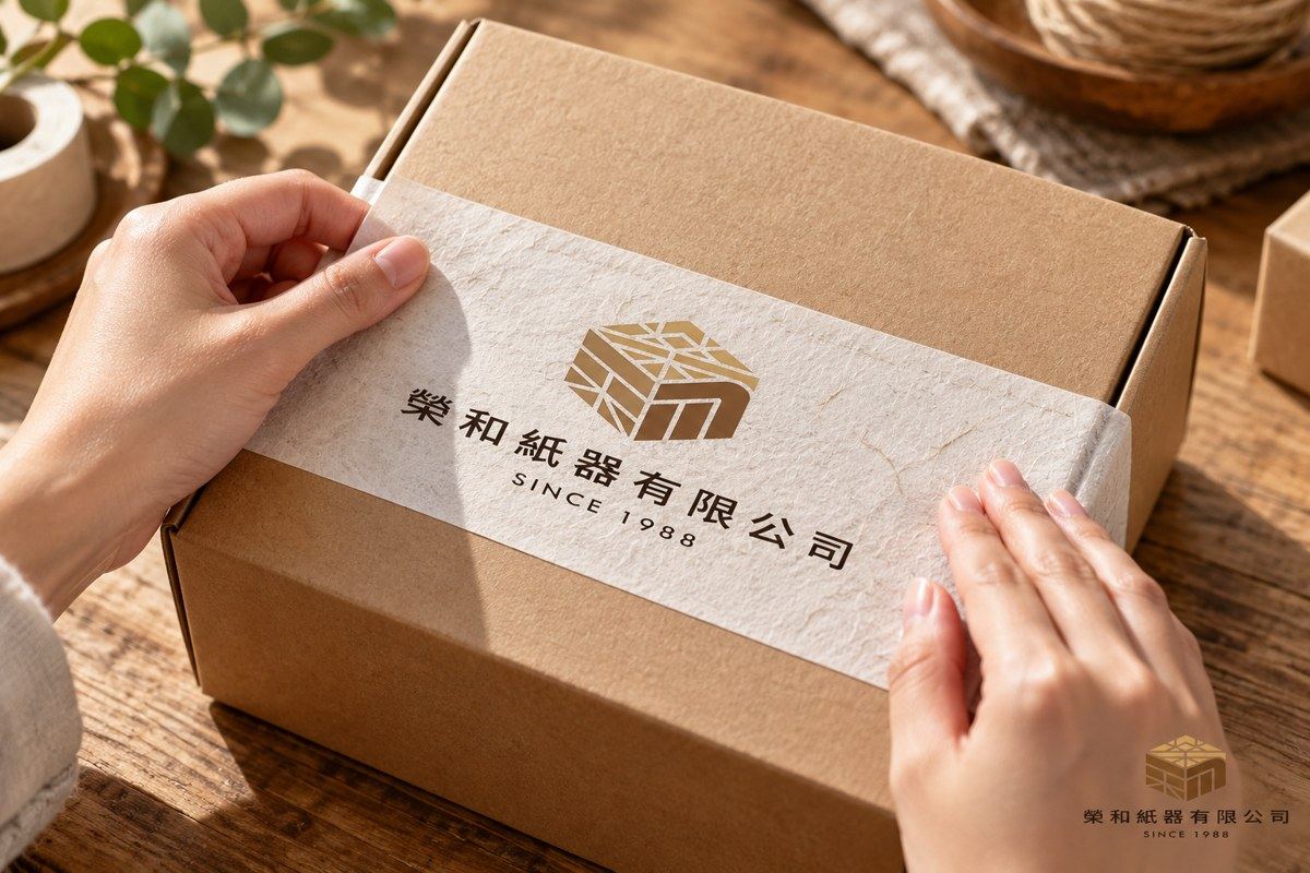 公版紙盒+自黏和紙標籤|少量品牌包裝與多品項管理-電商寄送還需要外部防護